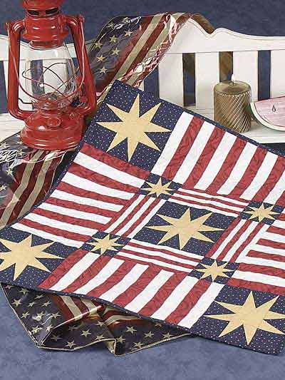 Stars & Stripes Table Quilt photo