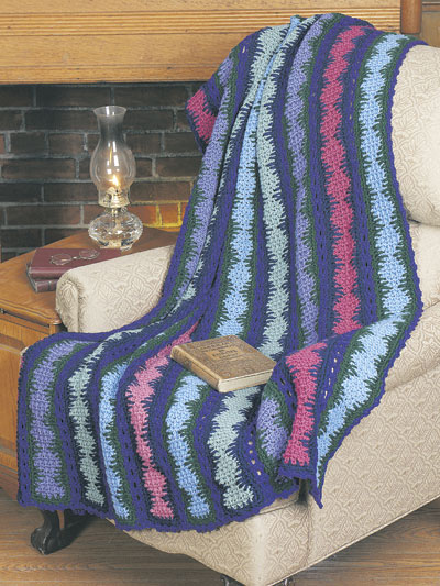 Textured Ribbons Afghan photo