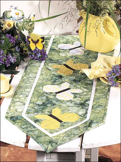 Butterfly Jungle Table Runner photo