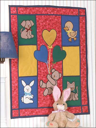 Teddy & Friends Wall Quilt photo