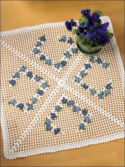 Forget-Me-Not Doily photo