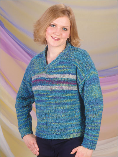 Boucle Stripes Pullover photo