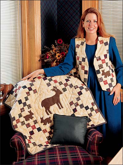 Gone Hunting Vest and Quilt photo