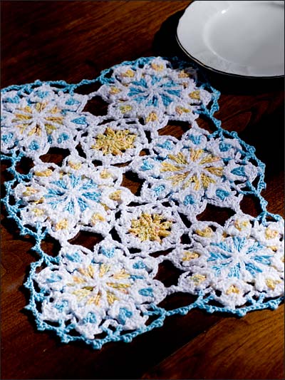 Celtic Crochet Place Mat photo
