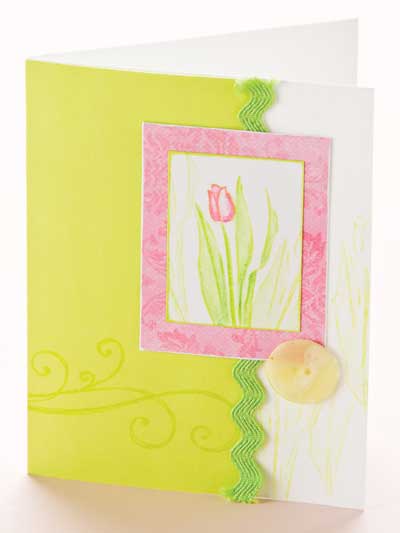 Tulip Greeting Card photo