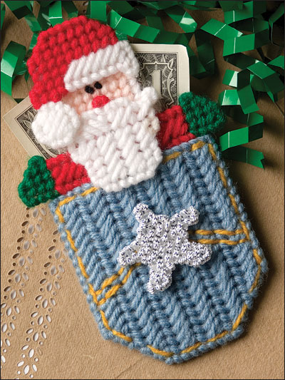 Pocket Santa Ornament photo