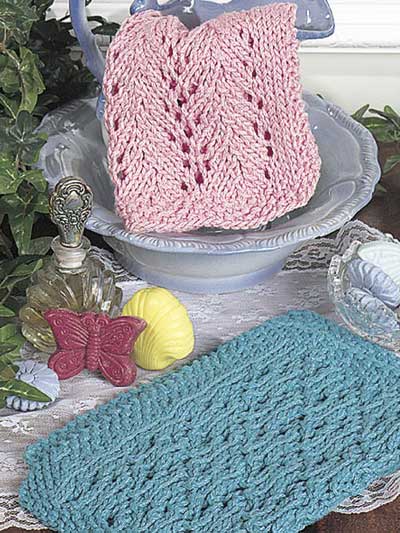 Colorful Knitted Dishcloths photo