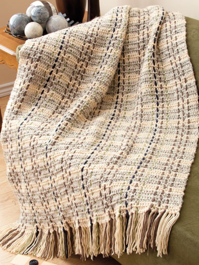 Speckled Plaid Afghan photo