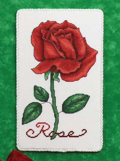 Rose Floral Plaque photo
