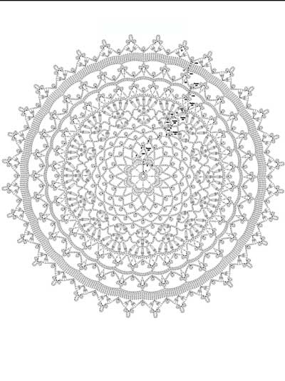 Summer Lace Doily photo